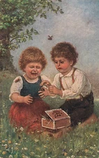 German artist - May beetle fly - L. Blume-Siebert