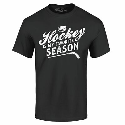 Hockey is My Favorite Season Sports T-shirt Hockey  Shirts