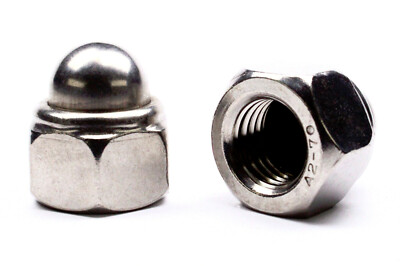 Hutmuttern M16 DIN 986 Edelstahl A2 - Selbstsichernd 2 Stück