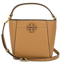 Tory Burch MCGRAW SMALL BUCKET BAG 74956 227 TIRAMISU