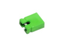 10x PC hard drive HDD 2-pin jumper green/short-circuit bridge jumper green
