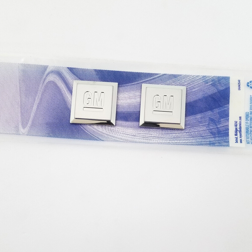 2 New OEM Mark of Excellence Emblems for Chevy Silverado Colorado Suburban