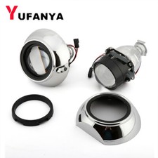 2.5 H1 Bi-xenon Hid Projector Headlights Lens Iris Shrouds Car H4 H7 Retrofit