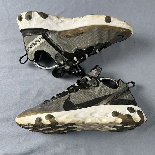 Nike React Element 87 Mens Size 7 Gray Athletic Sneakers Gym Shoes AQ1090-001