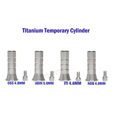 Dental Temporary Cylinder fit Hiossen/Nobel/Adin/ITI for Multi-unit Abutment