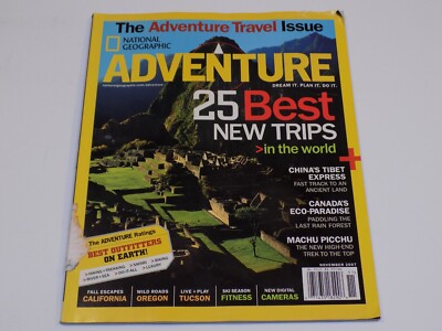 National Geographic Adventure Magazine Nov 2007 Best Worlds Trip Tibet Express