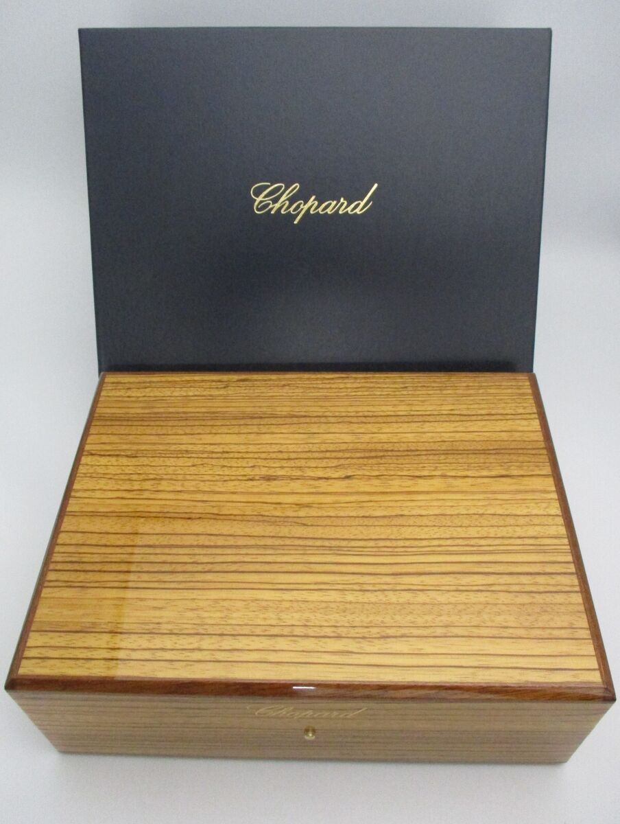 Chopard Large Deluxe Watch & Jewelry Lacquered Wooden Gift Chopard Large Deluxe Watch & Jewelry Lacquered Wooden Gift