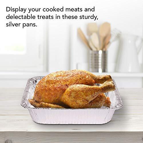 30-Pack 9x13 Disposable Aluminum Pans - Heavy Duty Foil Steam Table Pans For Baking, Cooking & Freezing