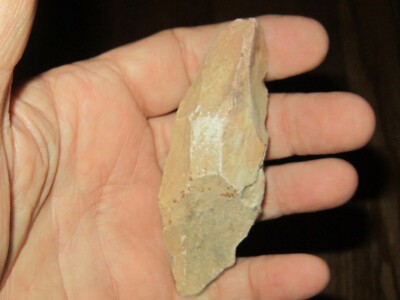 THICK WELL USED AUTHENTIC SPEAR KNIFE NICE ARTIFACT STONE TOOL