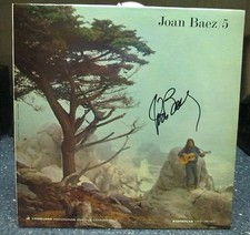 Joan Baez signed 5 12