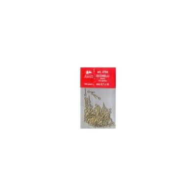 LOVED SHIP ACCESSORIES BRASS EYELETS WITH STEM 0.7X 10mm 100PCS 4704