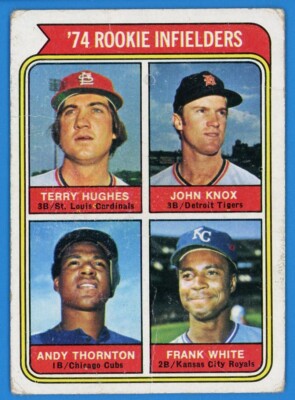 1974 Topps Baseball #604 1974 Rookie Infielders Frank White RC | eBay