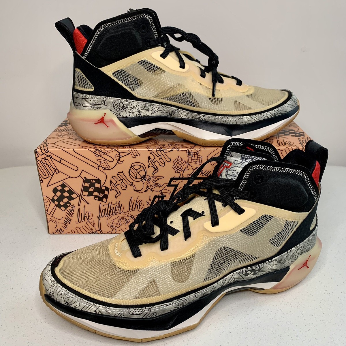 New Jordan XXXVII 37 Jayson Tatum Tattoos DZ0812-200 Men display picture 2