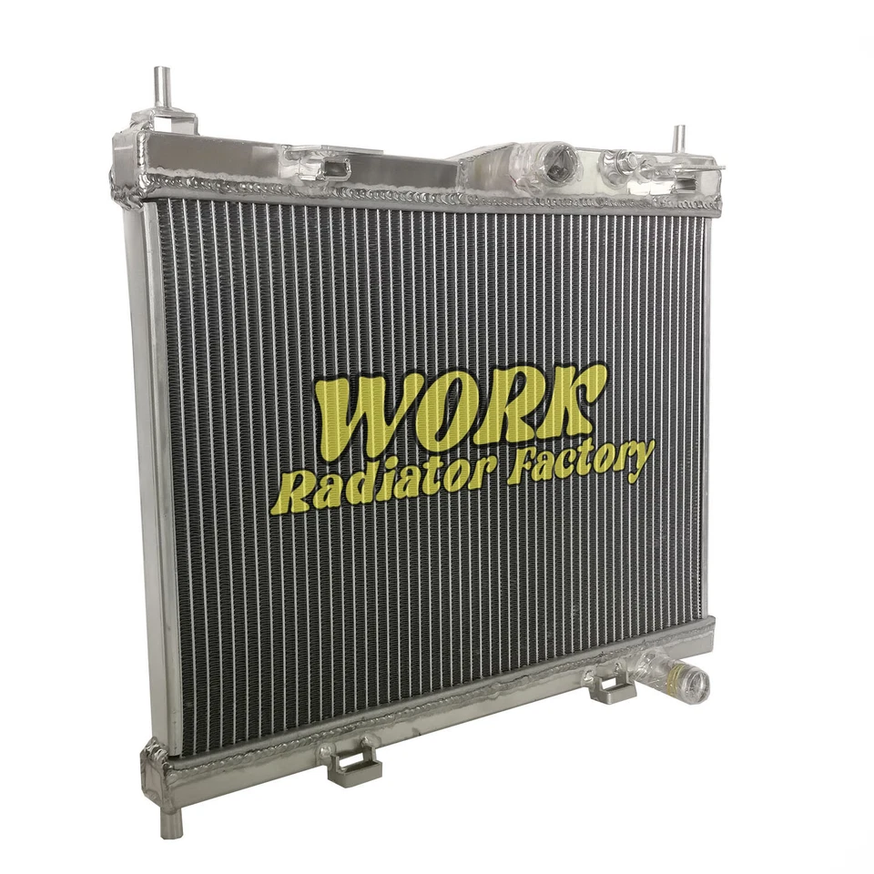 Radiador de aluminio para Ford Fiesta Ikon Courier L4 1,6 L 2001-2018 2017 16 15 14 Foto 3 de 4