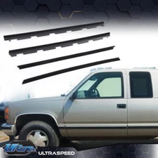 Inner & Outer Window Sweep Felt Seal Weatherstrip 4 Pc Kit Fit For Chevy Truck