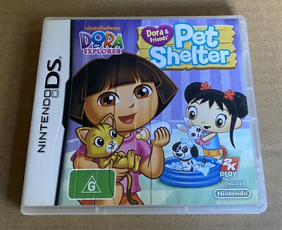 Dora & Friends Pet Shelter for Nintendo DS Game With Case Rated G Games Kids
