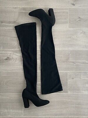 Image 7 of HIGH HEEL SOCK-STYLE ANKLE BOOTS from Zara | Socks and heels,  Heels, Boots