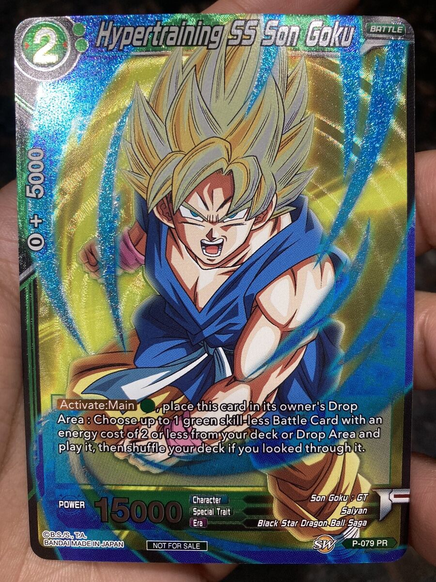 Hypertraining SS Son Goku P-079 PR Foil Dragon Ball Super Hypertraining SS Son Goku P-079 PR Foil Dragon Ball Super