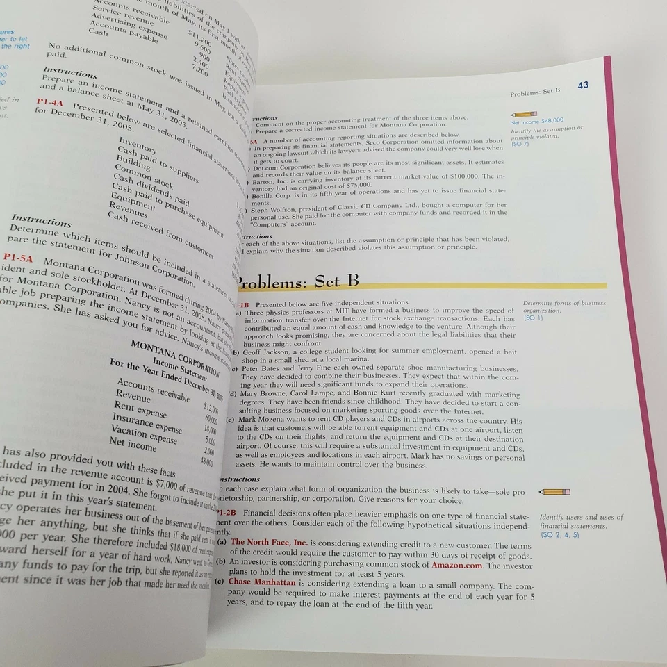 Principles of Accounting Volume 1 Weygandt, Kimmel, Kieso Textbook - Image 2 of 4