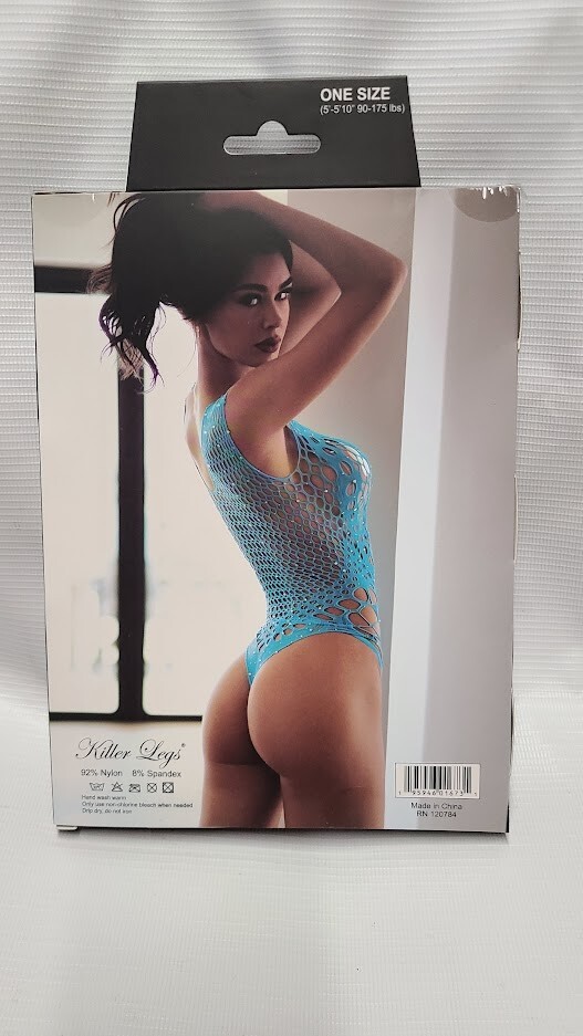 KILLER LEGS Starfall Dreams Rhinestones Cutout Bodysuit main image 1