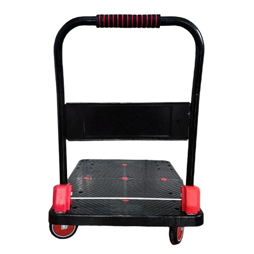 Folding Design Plastic Bottom Platform Hand Truck Transport Trolley ...