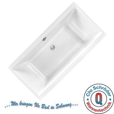 Badewanne Malibu Eco Länge 150 160 170 190 200 cm Schürze Ablauf Wannenträger