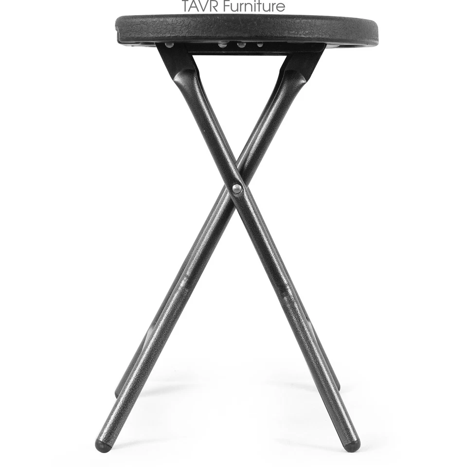 Portable Folding Stools Set of 2,Plastic Foldable Stool ,300lbs Capacity - Image 4 of 4