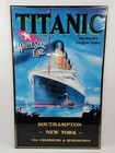 Titanic White Star Line Vintage Plastic Framed Picture Large Poster Metal Flake