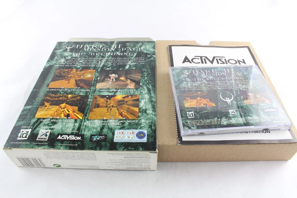 Quake II Mission Pack The Reckoning ID Software PC Cd Rom Big Box Edition Game - Image 2 of 3