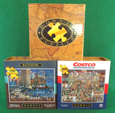    DOWDLE 1000 Piece Jigsaw Puzzles   Portland, Baltimore, Costco COMPLETE