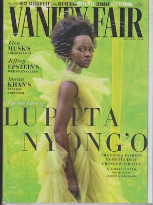 Vanity Fair October 2019 Lupita Nyong'o, Jeffrey Epstein, Imran Khan