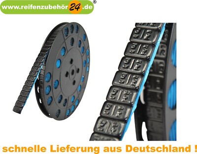 Klebegewichte Auswuchtgewichte Rolle 5kg 5g schwarz kunststoffbeschichtet 1 Roll