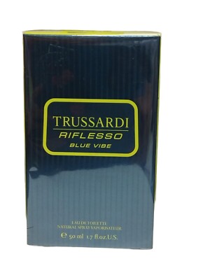 TRUSSARDI Herren Parfum Reflex Blue Vibe 50 ml Aroma Spray Holz