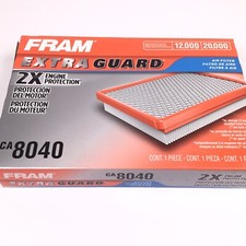 FRAM Extra Guard Engine Air Filter CA8040 12,000 Miles (20,000Km) CA 8040