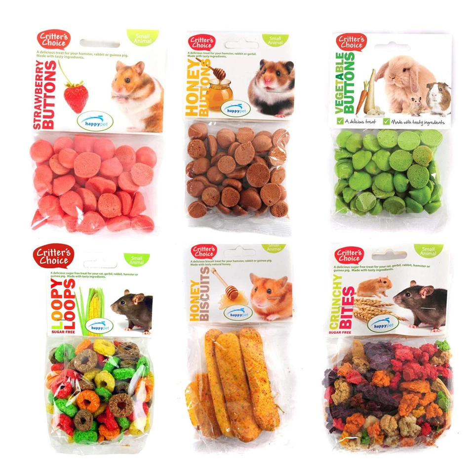 Critters Choice Small Animal Treats Rabbit Hamster Guinea Pig Rodent Fruit Veg