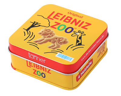 Tanner der kleine Kaufmann Leibniz Zoo, vier Kekse aus Holz, für Kaufmannsladen
