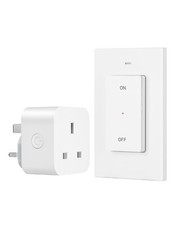 DEWENWILS Remote Control Sockets, Programmable Light Switch 1 Remote+1 Socket