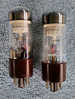 2x Rare Anzeigeröhre von ETL / Typ GC12/4B (=CV5243) / ''DEKATRON'' / NOS 
