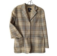 Faconnable Wool Alpaca Women's Blazer Designed In France Made In Italy
