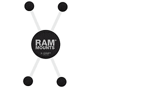 RAM MOUNTS RAM-B-176-A-UN7 KIT DI MONTAGGIO X-GRIP PER SUZUKI GSX-R 750 2005 - Imagen 2 de 2