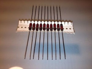 2.2k ohm 1/2 watt @ 10% Tolerance TRW Carbon Resistor (10 pack)
