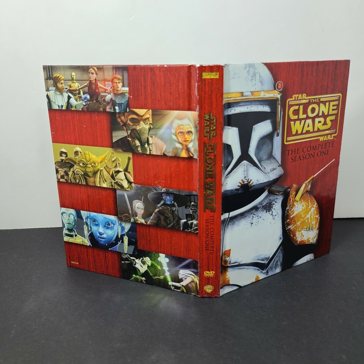 Star Wars: The Clone Wars: Season 1 One (DVD, 2011, 4-Disc Set, 22