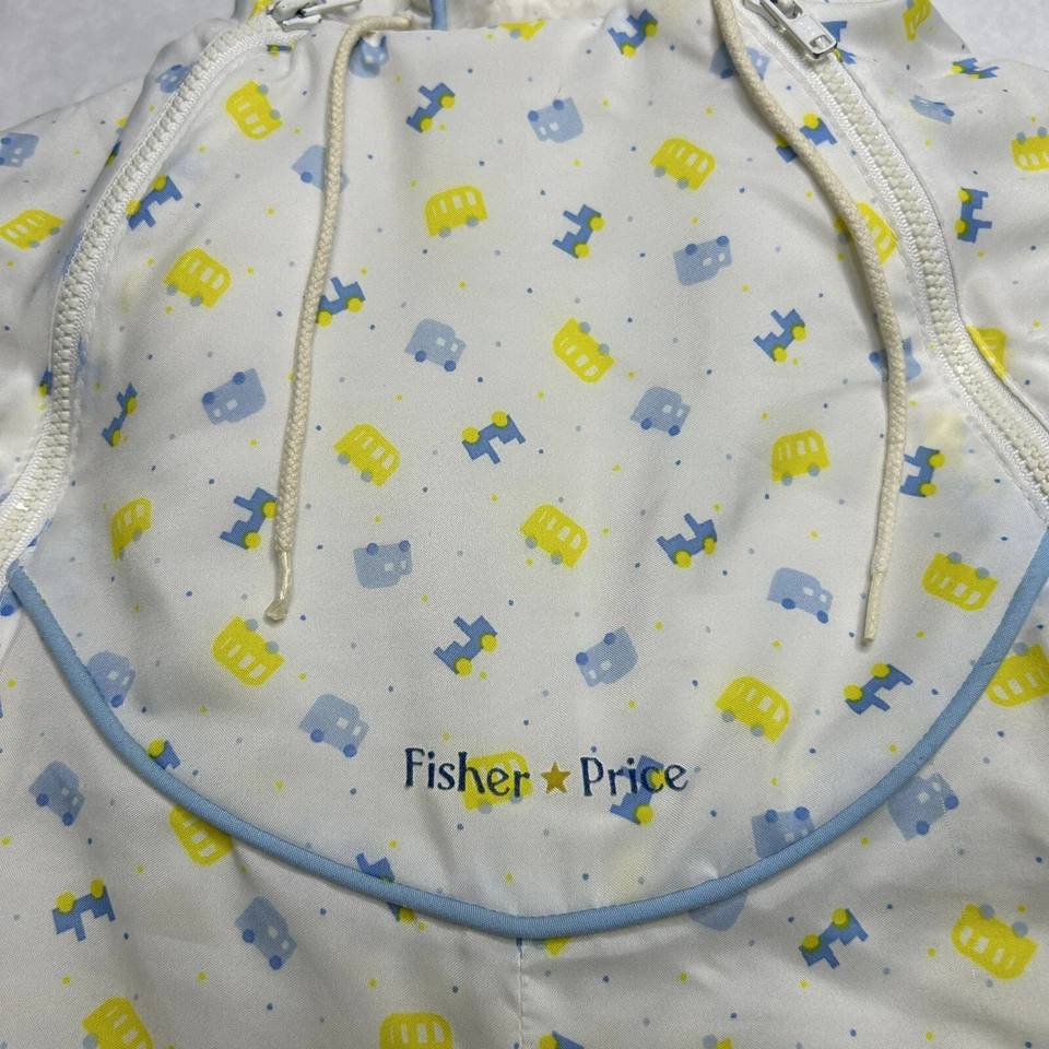 Traje de nieve Fisher Price vintage talla 18 meses traje de nieve hecho en EE. UU. niño bebé Foto 3 de 4