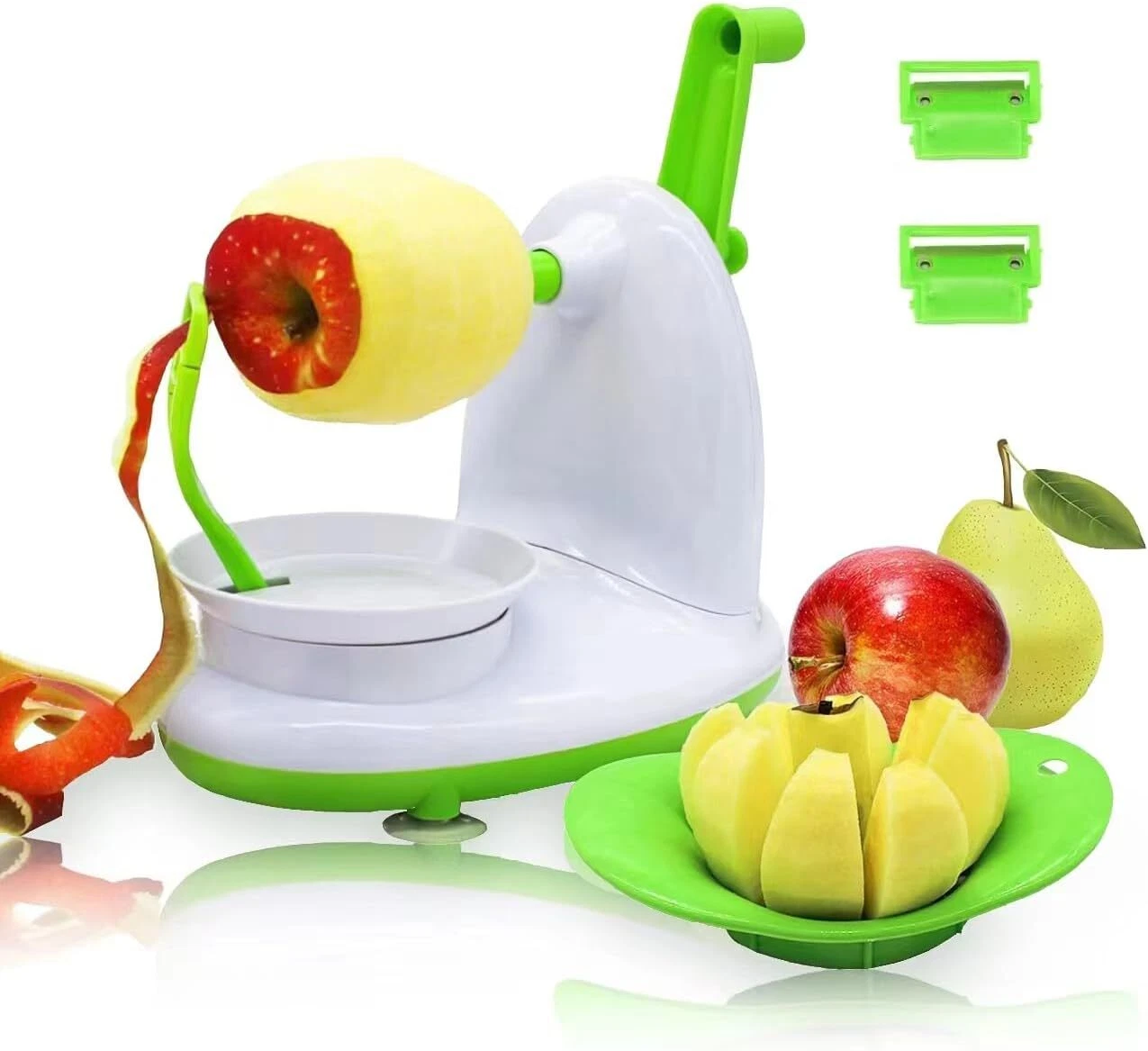 Upgraded Apple Peeler and Corer for Apple Pear Citrus Manual Rotating Kitchen...
Opens in a new wind