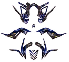 Fits Yamaha Raptor 700R Graphics Kit 2006 2007 2008 2009 2010 2011 2012 decals