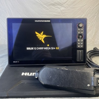 Humminbird SOLIX 12 Chirp Mega SI+ G2 With XM 14 20 MSI Transducer And Suncover
