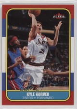2006-07 Fleer 1986-87 Fleer Design Kyle Korver #61 gb9