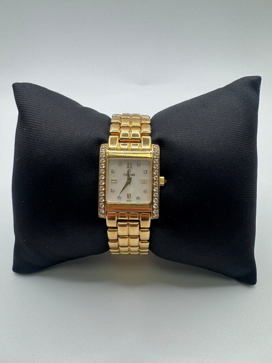 14k Concord La Tour w Diamonds Ladies Watch fits approx. 6  display picture 2