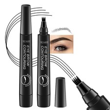 Eyebrow Contouring Pen, Waterproof Microblading Eyebrow for women Black