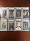 LOT (8) PSA 9 10 Basketball NBA Cards Prizm Silver Select Optic Collin Sexton